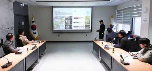 탄광미디어전시관 조성 중간 보고회[삼척시 제공. 재판매 및 DB 금지]