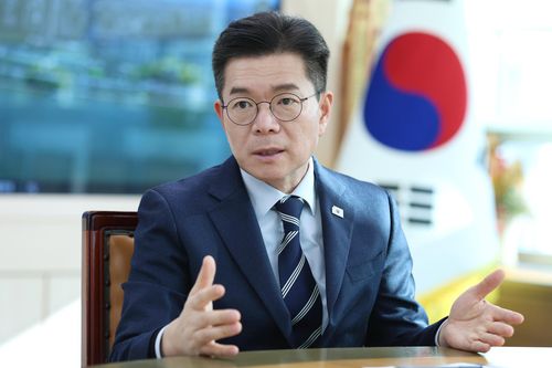 20일 연합뉴스와 인터뷰하는 정원오 서울 성동구청장[서울 성동구 제공. 재판매 및 DB 금지]