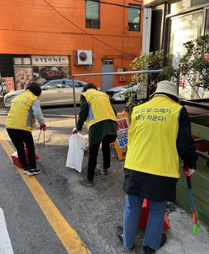 지난해 강감찬 일자리 활동 모습[관악구 제공. 재판매 및 DB 금지]