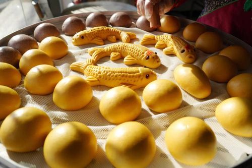 Freshly Steamed Buns Release an Aroma of Wheat