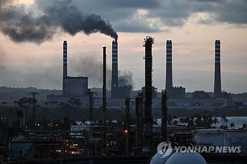 베네수엘라 내 석유 정제 시설[AFP=연합뉴스]