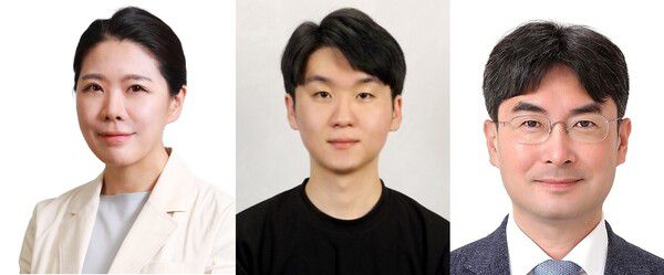 사진 왼쪽부터 신현영 교수, 이혁종 연구원, 박상민 교수