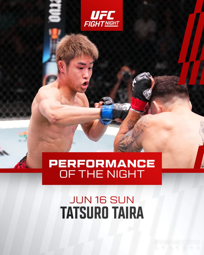 POTN 타이라 타츠로 ⓒUFC