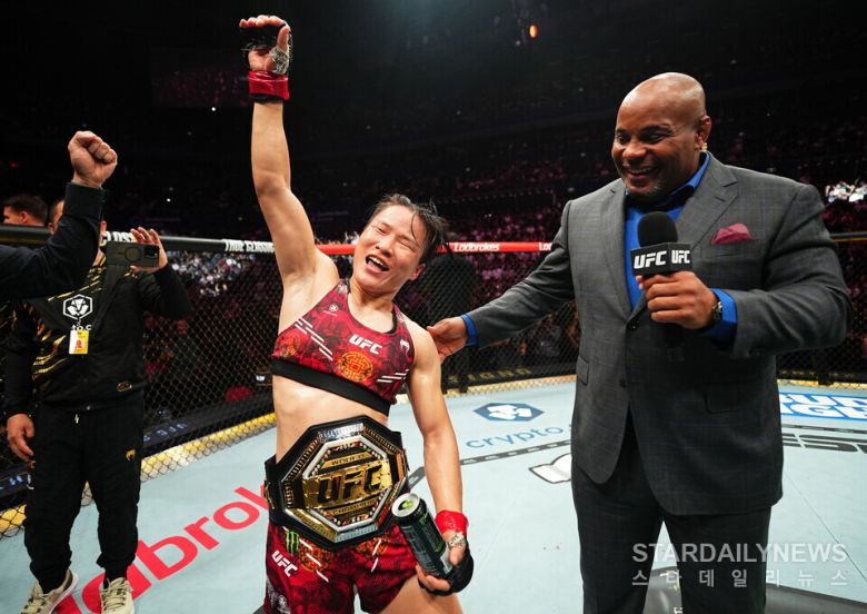 장웨일리 챔피언 ⓒUFC