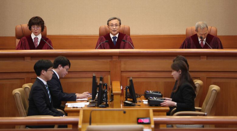 헌법재판소. <한겨레>자료사진