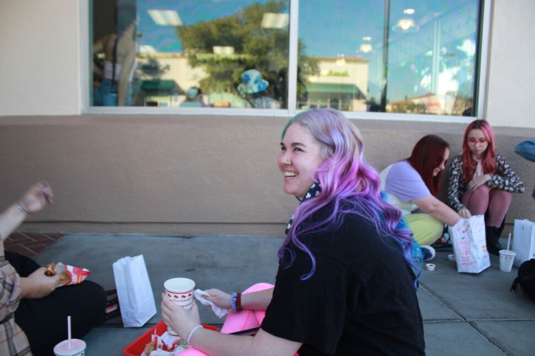 미국 몬태나에서 온 아미는 “많은 사람이 퍼플 유(보라해)”라고 했다. 정혁준 기자