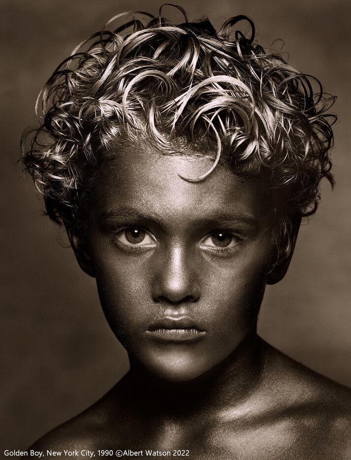 알버트 왓슨이 1990년 미국 뉴욕에서 찍은 골든 보이의 모습. 작가 제공