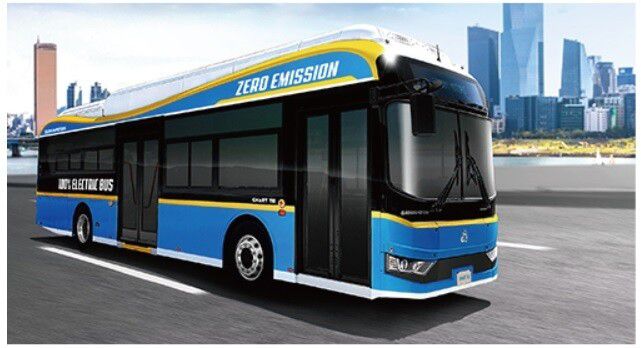 에디슨모터스 전기버스. 에디슨모터스 누리집 갈무리