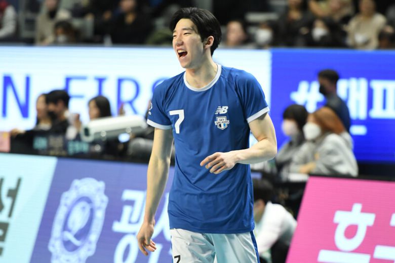 현대캐피탈 허수봉. 한국배구연맹 제공