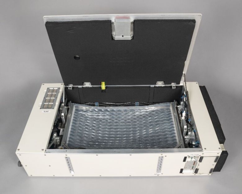 국제우주정거장에 설치한 염수처리기. 나사 제공