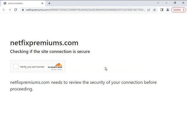 사기꾼들은 사용자의 의심을 피하려 피싱 이메일의 링크를 누르면 바로 정보탈취용 피싱 사이트로 연결하지 않고, ‘당신이 사람인지 확인하시오(Verify you are human)’라는 메시지가 뜨는 가짜 보안접속 확인 페이지로 연결했다. 안랩 제공