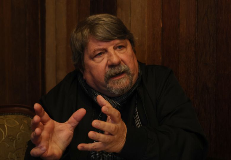 2023년 4월 미국 탐사보도전문기자 팀 셔록이 서울에서 한겨레와 인터뷰를 하고 있다. 김혜윤 기자 unique@hani.co.kr