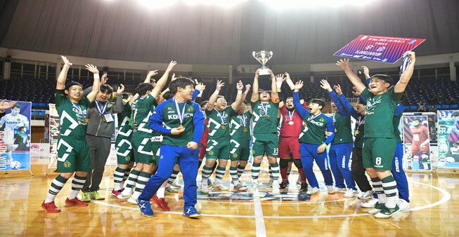 2023~24 FK리그 드림리그(2부)에서 우승한 전주매그풋살클럽 선수들. 한국풋살연맹 제공
