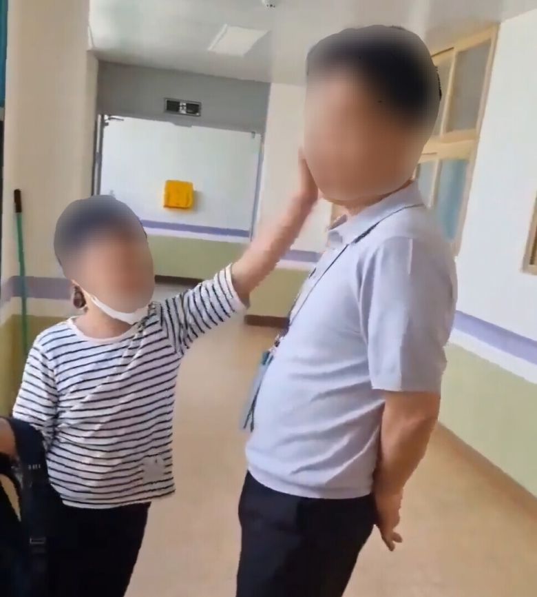 지난 3일 오전 전북 전주의 한 초등학교에서 3학년 학생이 무단 조퇴를 제지하는 교감의 뺨을 때리고 욕설을 하는 사건이 벌어졌다. 전북교사노동조합 제공
