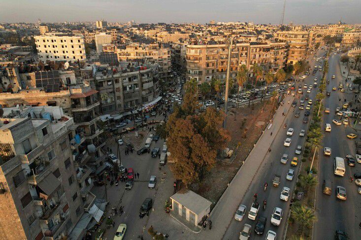이슬람 반군이 점령한 시리아 제2의 도시 알레포 시가지 모습. 5일 찍은 항공사진이다. AFP 연합뉴스