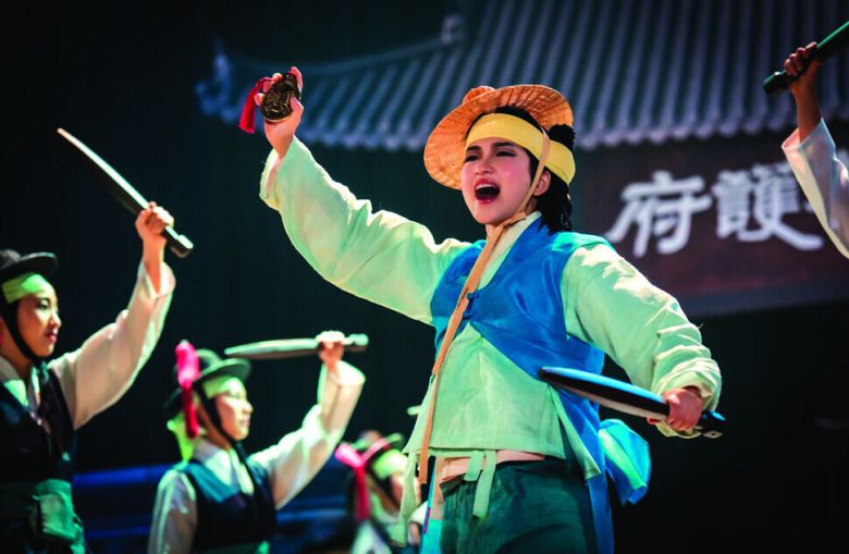 드라마 ‘정년이’의 한 장면. 티브이엔 제공