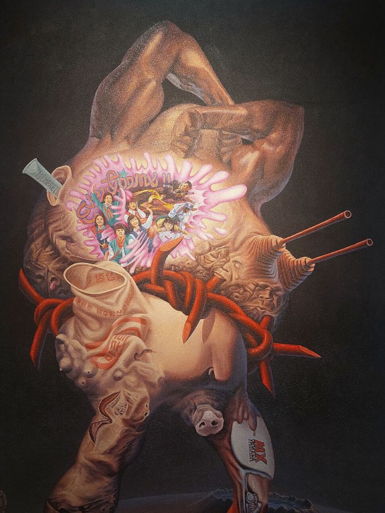 미기증 이건희 컬렉션에 들어 있는 ‘한국근대사-분단상황’(1993)의 일부분. 삼성미술관 리움 소장. 노형석 기자