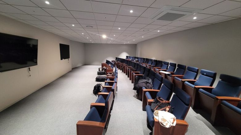 대전 한화생명 볼파크 내 선수단 회의실. 김양희 기자 whizzer4@hani.co.kr