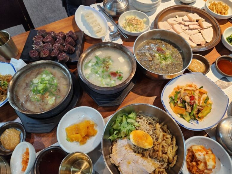 ‘낭푼밥상’ 메뉴.