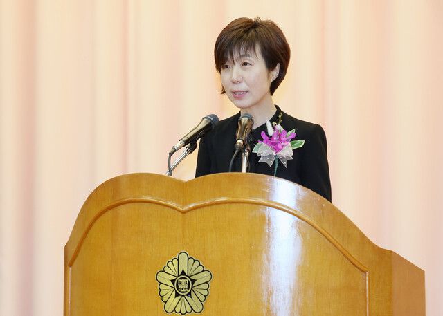 2017년 3월29일 취임식에 참석한 이선애 헌법재판소 재판관. 헌법재판소 제공