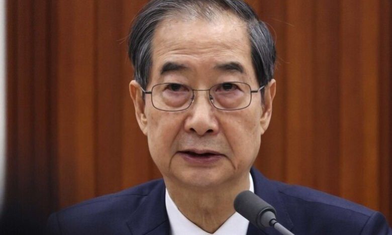 한덕수 대통령 권한대행 국무총리가 지난 10일 오전 서울 종로구 정부서울청사에서 열린 국정현안관계장관회의에서 머리발언을 하고 있다. 김태형 기자 xogud555@hani.co.kr