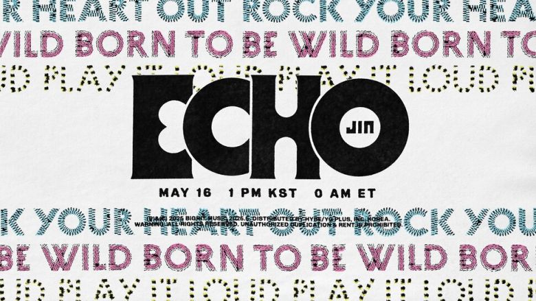 방탄소년단 진의 새 앨범 ‘에코’ 홍보 영상. 빅히트 뮤직 제공