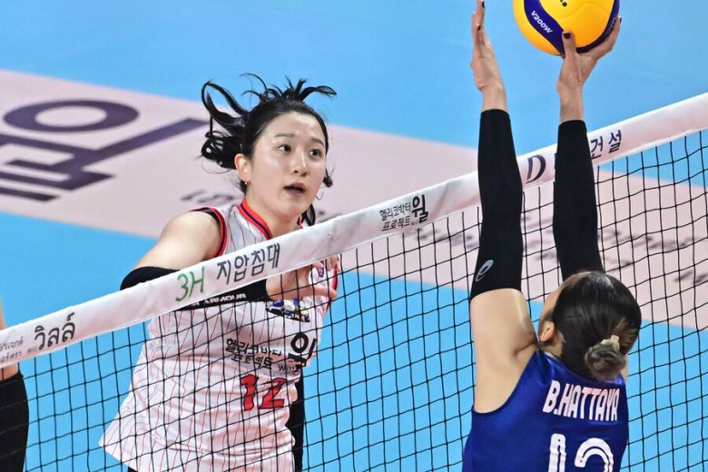 흥국생명 이다현. 한국배구연맹 제공