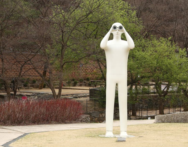 장흥에 있는 ‘양주시립장욱진미술관’ 야외 풍경. 박미향 기자