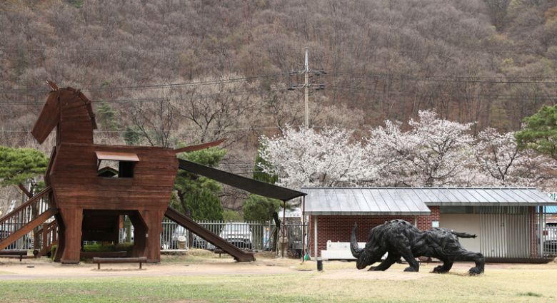 ‘가나아트파크’ 야외 공간. 박미향 기자