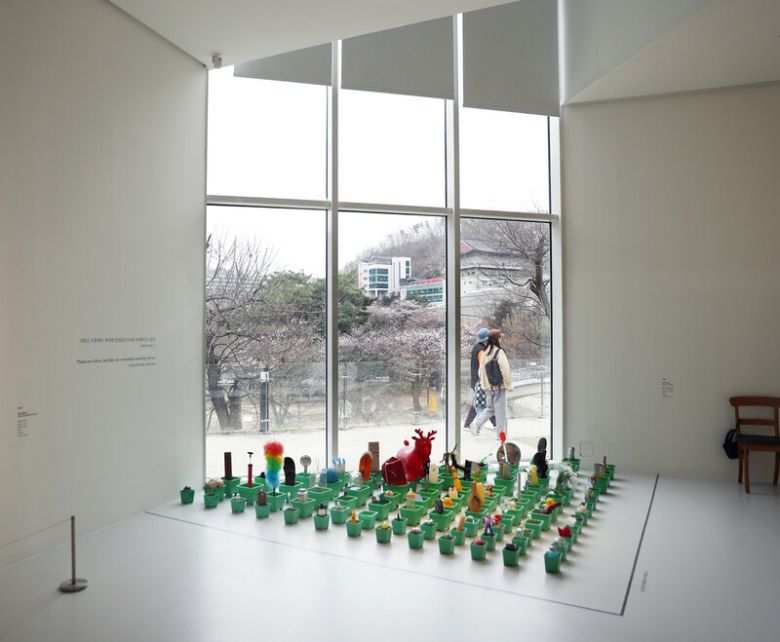 장흥에 있는 ‘양주시립장욱진미술관’ 안에 있는 미술관 건물에는 장욱진 작품 이외에 다른 작가 작품도 전시돼 있다. 박미향 기자