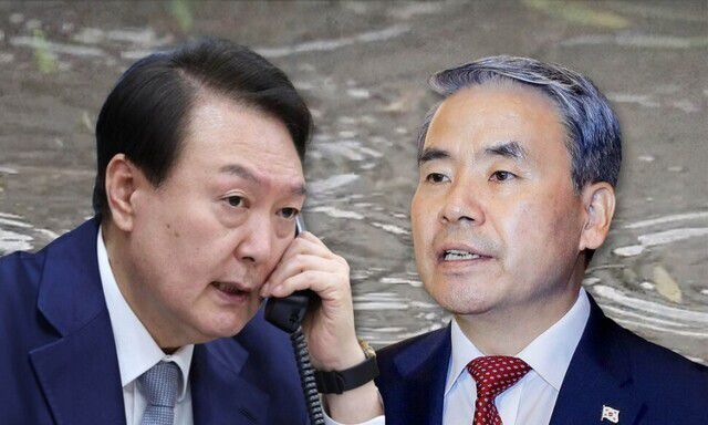 윤석열 전 대통령, 이종섭 전 국방부 장관. 사진 연합뉴스