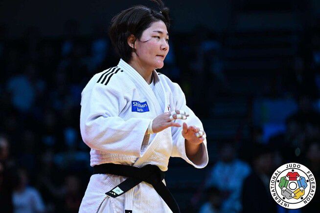 유도 여자 78㎏ 이하 김민주. 국제유도연맹 제공