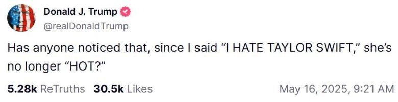 트루스소셜(Truthsocial) 갈무리.