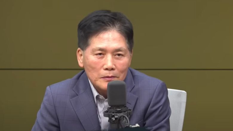 김진 전 중앙일보 논설위원이 19일 시비에스 라디오 ‘박재홍의 한판승부’에 나와서 말하고 있다. ‘박재홍의 한판승부’ 유튜브 갈무리