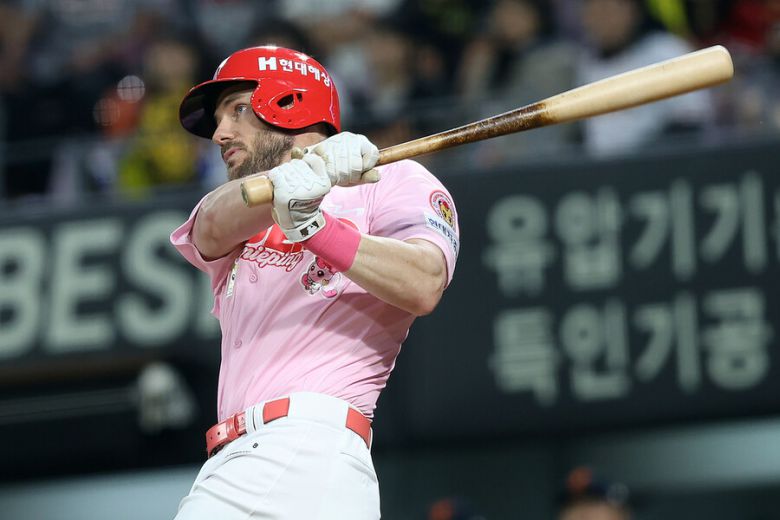 기아 타이거즈의 패트릭 위즈덤. 기아 타이거즈 제공