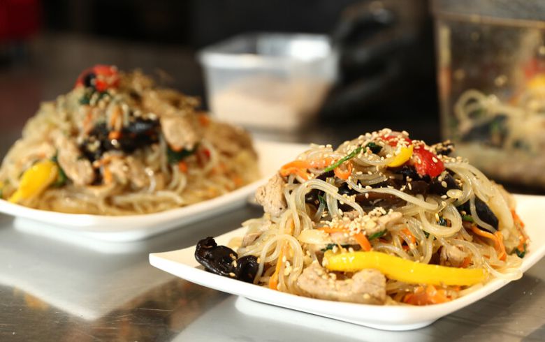 김미령씨가 내놓은 잡채. 박미향 기자