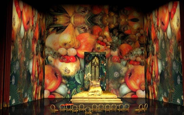 국내 초연하는 러시아 작곡가 프로코피예프의 오페라 ‘세개의 오렌지에 대한 사랑’ 무대 디자인. 국립오페라단 제공