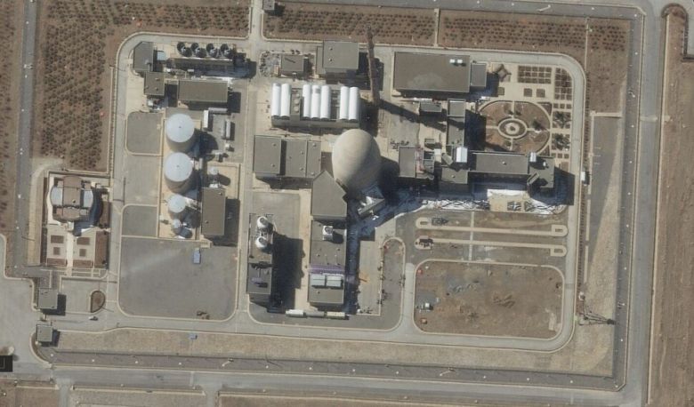 위성에서 포착된 이란 아라크 중수로. AP 연합뉴스