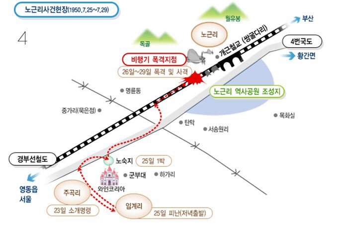노근리 사건 개요. 노근리 평화공원 누리집 내려받음
