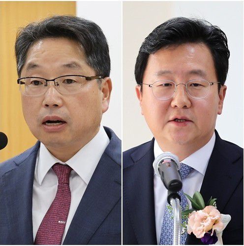 왼쪽부터 노만석, 정진우 검사. 연합뉴스