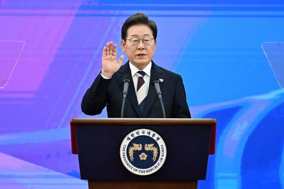 이재명 대통령이 지난달 4일 서울 여의도 국회에서 제21대 대통령 취임선서를 하고 있다. 국회사진기자단