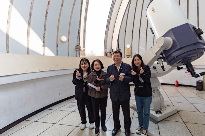 진로직업체험지원센터 방문 모습. 광진구 제공