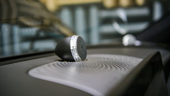 현대모비스가 개발 중인 새 차량용 오디오 시스템을 장착한 차량. 현대모비스 제공