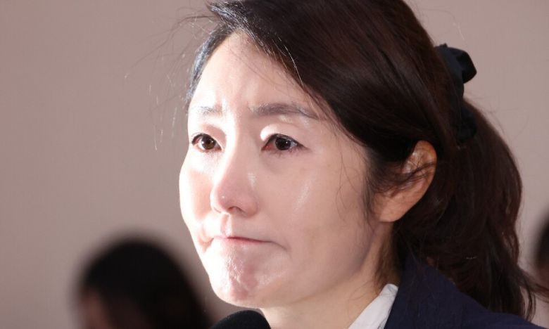 강선우 여성가족부 장관 후보자가 14일 국회 여성가족위원회에서 열린 인사청문회에서 위원의 질문에 답하고 있다. 연합뉴스