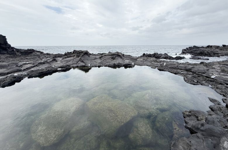 주 신도2리 마을에 있는 ‘도구리와 모살물’. 박미향 기자