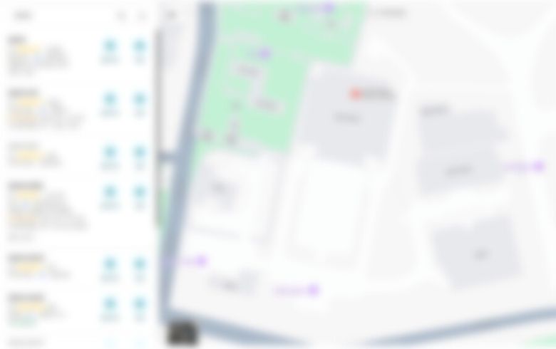 흐림 처리한 구글 지도. 실제 서비스에서는 가려진 부분 없이 청와대 내부 건물 배치를 다 확인할 수 있다. 구글 지도 갈무리