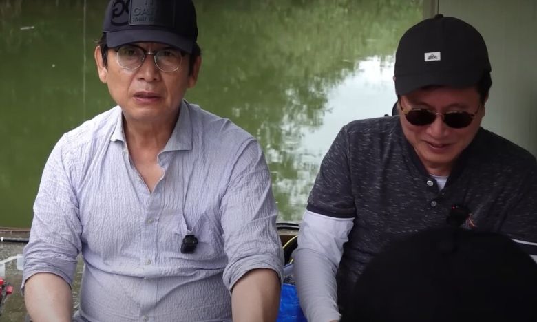 10일 공개된 영상에서 강선우 더불어민주당 의원에 대해 발언하고 있는 유시민 작가(왼쪽). 유튜브 채널 ‘유시민낚시아카데미’ 갈무리