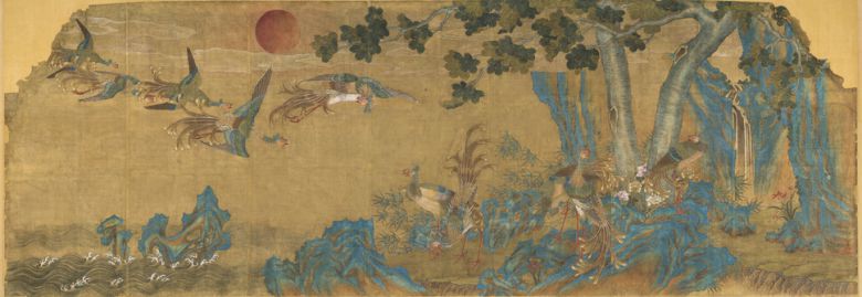 창덕궁 대조전을 장식한 오일영, 이용우의 합작 벽화 ‘봉황도’. 국립고궁박물관 제공