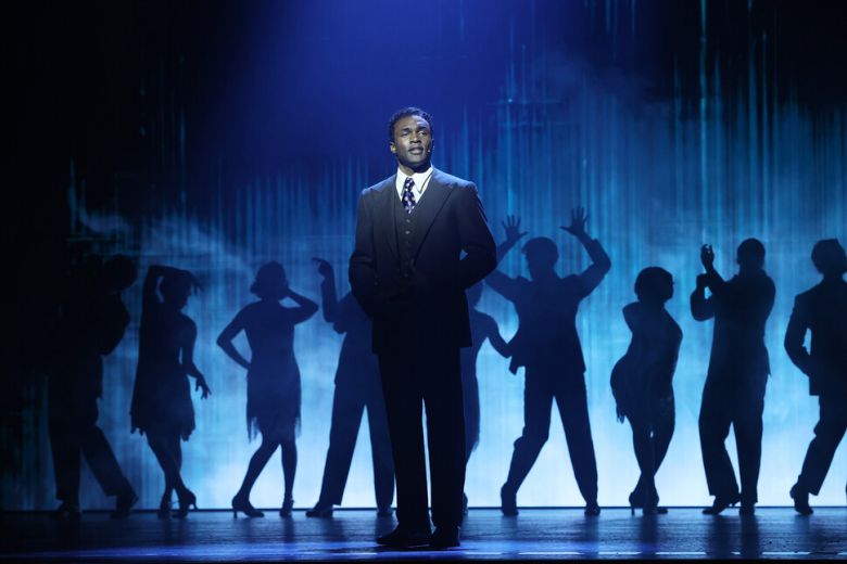 6일 서울 강남구 지에스(GS)아트센터에서 열린 뮤지컬 ‘위대한 개츠비’ 프레스콜에서 배우들이 하이라이트 장면을 시연하고 있다. 연합뉴스