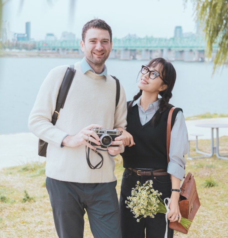 임현주·다니엘 튜더 부부. 본인 제공